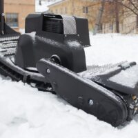 Мотосноуборд_мото сноуборд снайк_моторизованный сноуборд Snike_электро сноуборд_электрчиеский сноуборд_power snowboard_mattracks_power board_black daimond_3